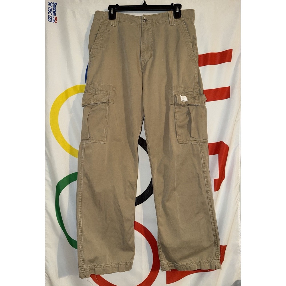 Levi's Loose Straight Cargo Pants Mens 30x32 Khaki Y2K Skater